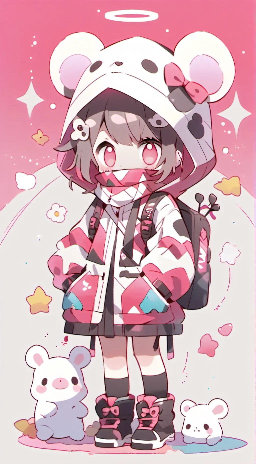 ai character: addy background