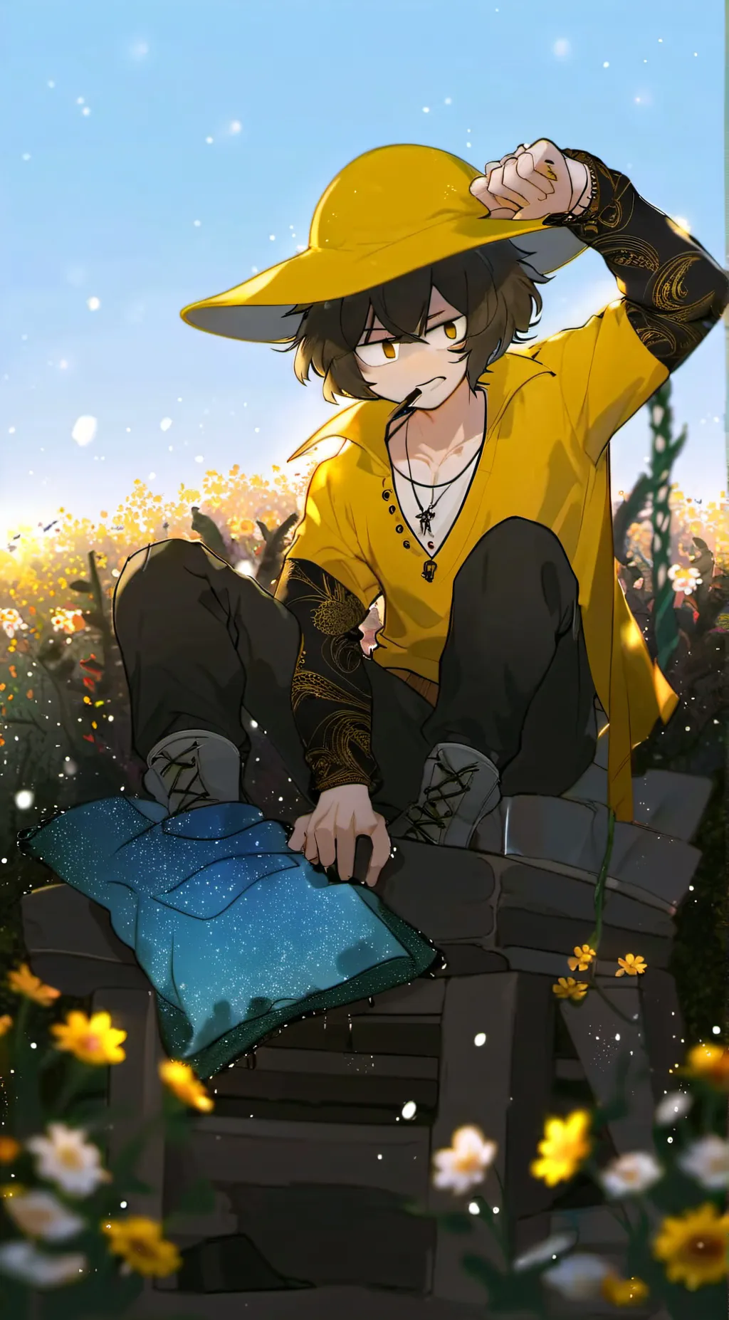 ai character: Add background