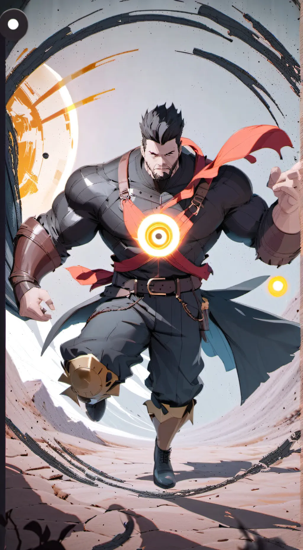 ai character: Heveo background