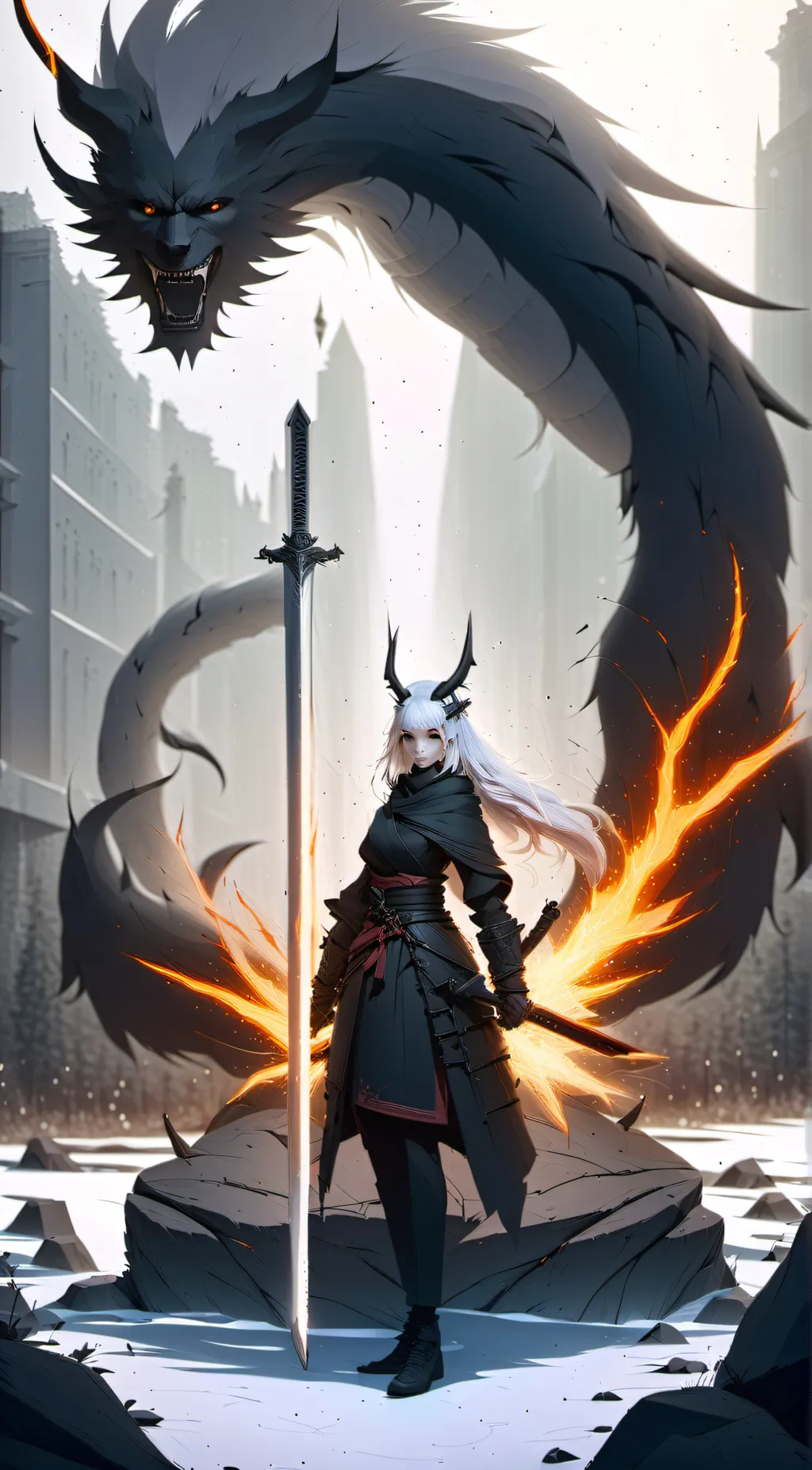 ai character: rose background