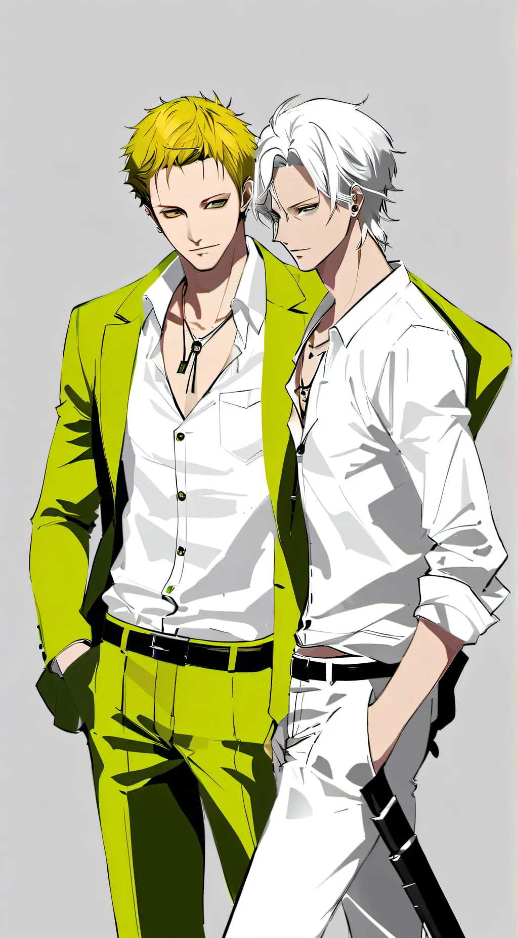 ai character: zorro und sanji background