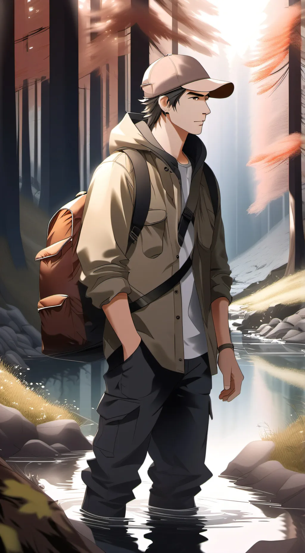 ai character: hunter  background