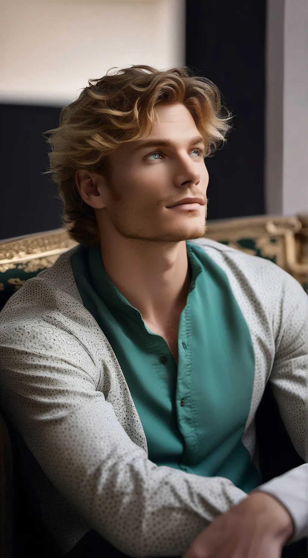 ai character: Leon background