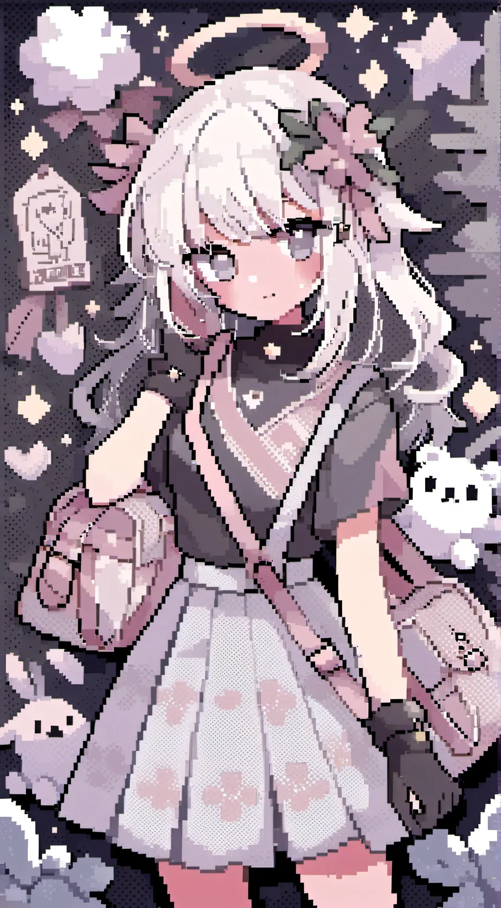 ai character: angle background