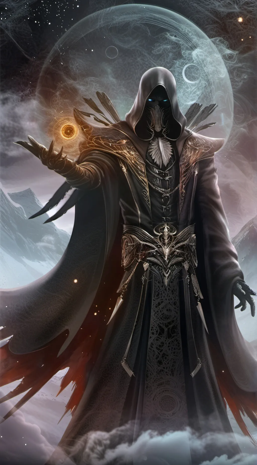 ai character: The nightmare king background