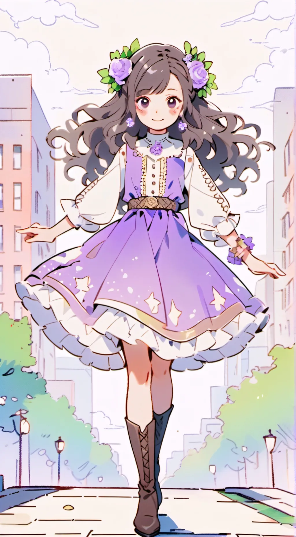 ai character: Elaina Jercick background