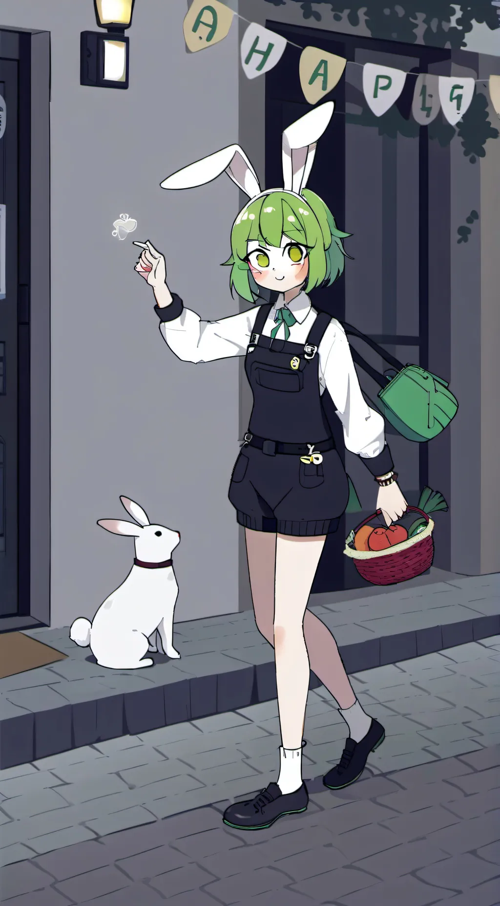 ai character: hoppy hopscotch background