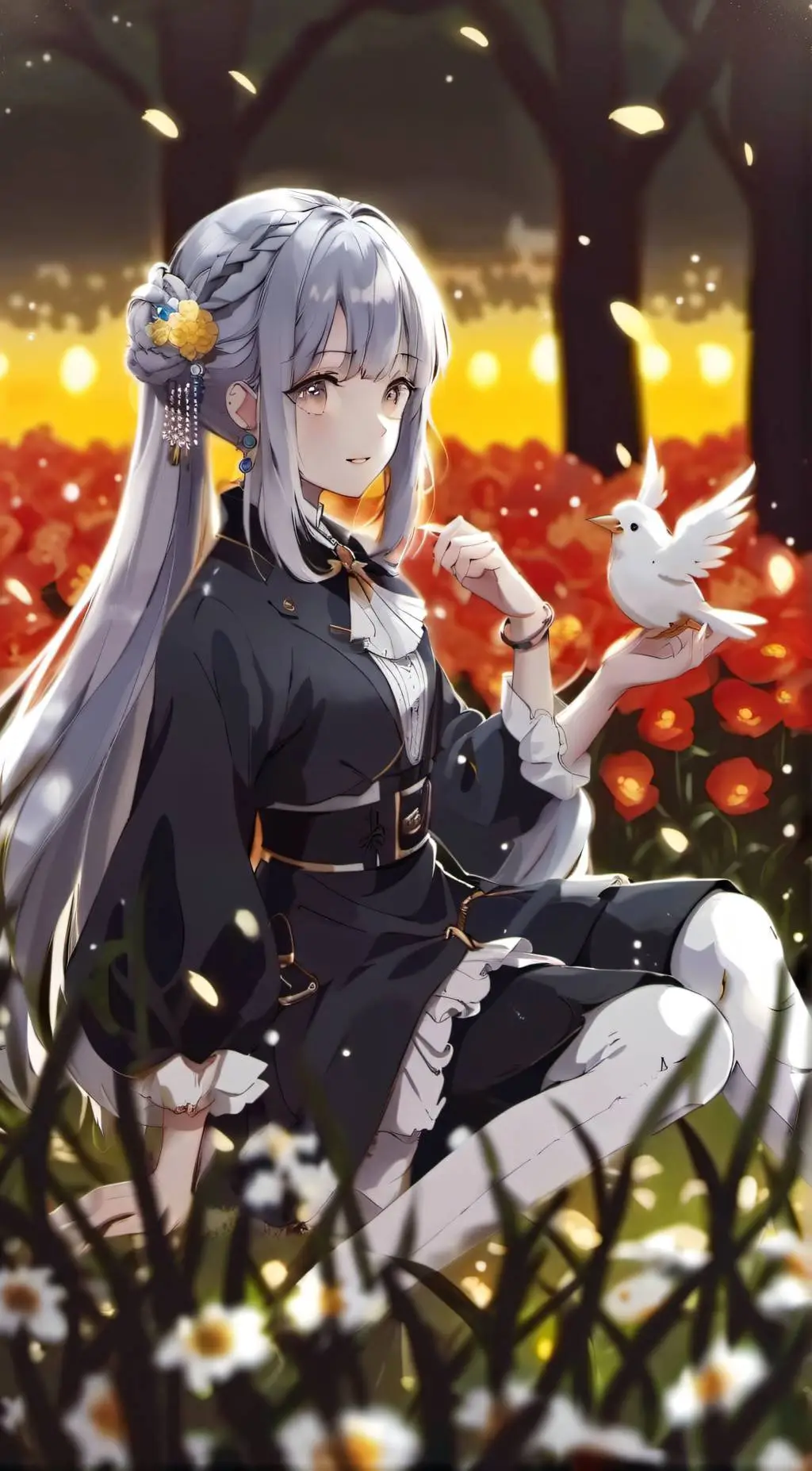 ai character: Luna background