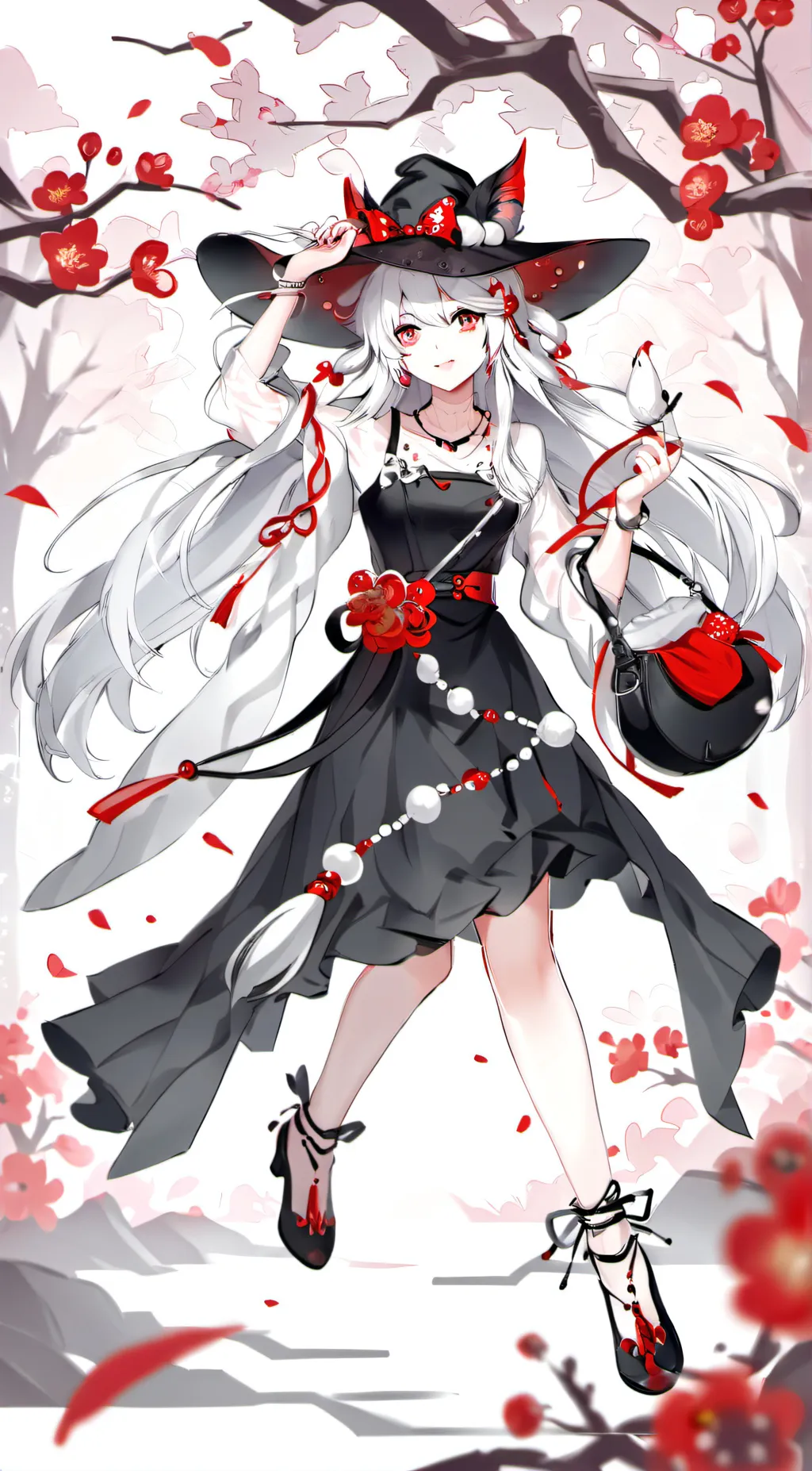 ai character: cute girlfriend  background