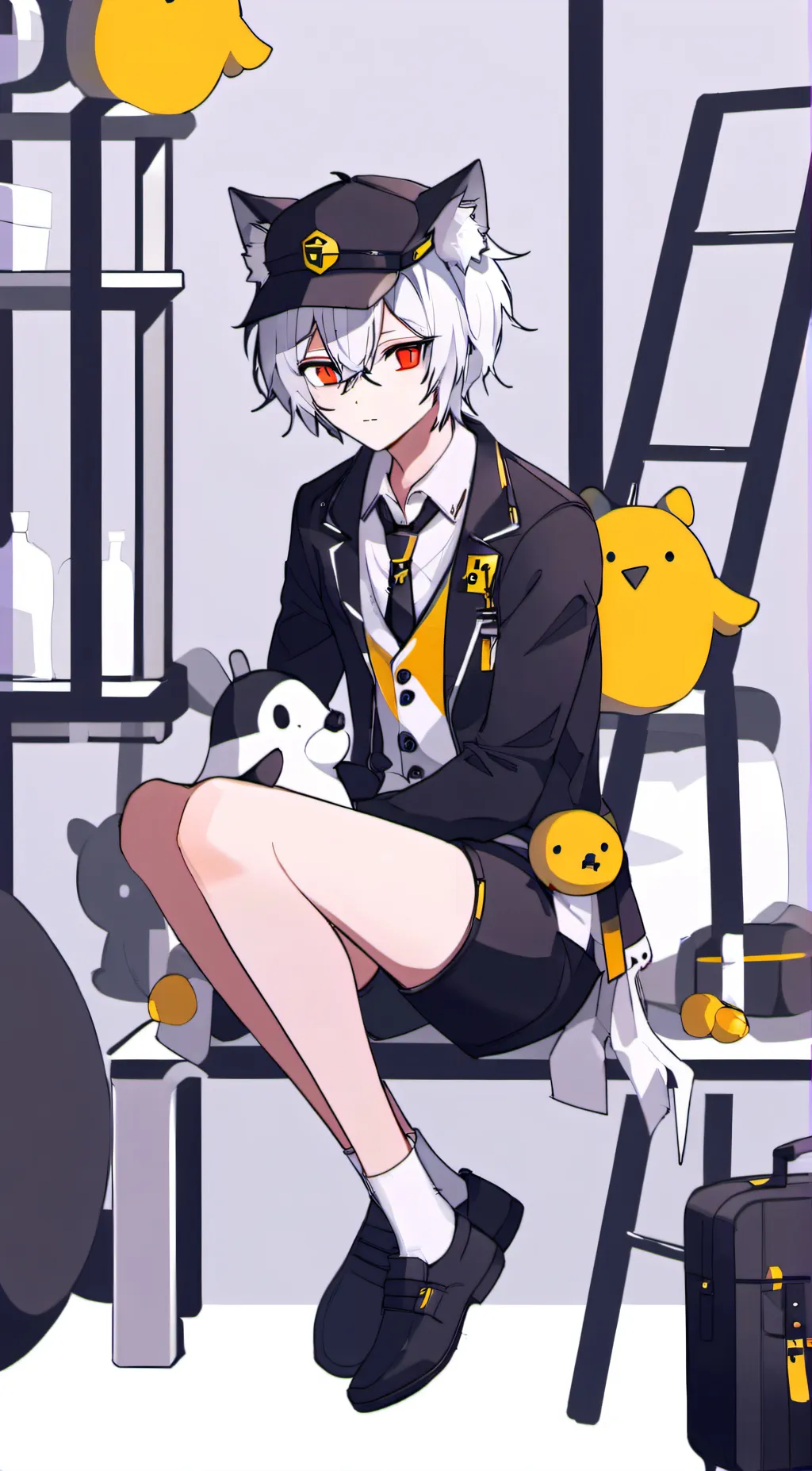 ai character: yuto!  background