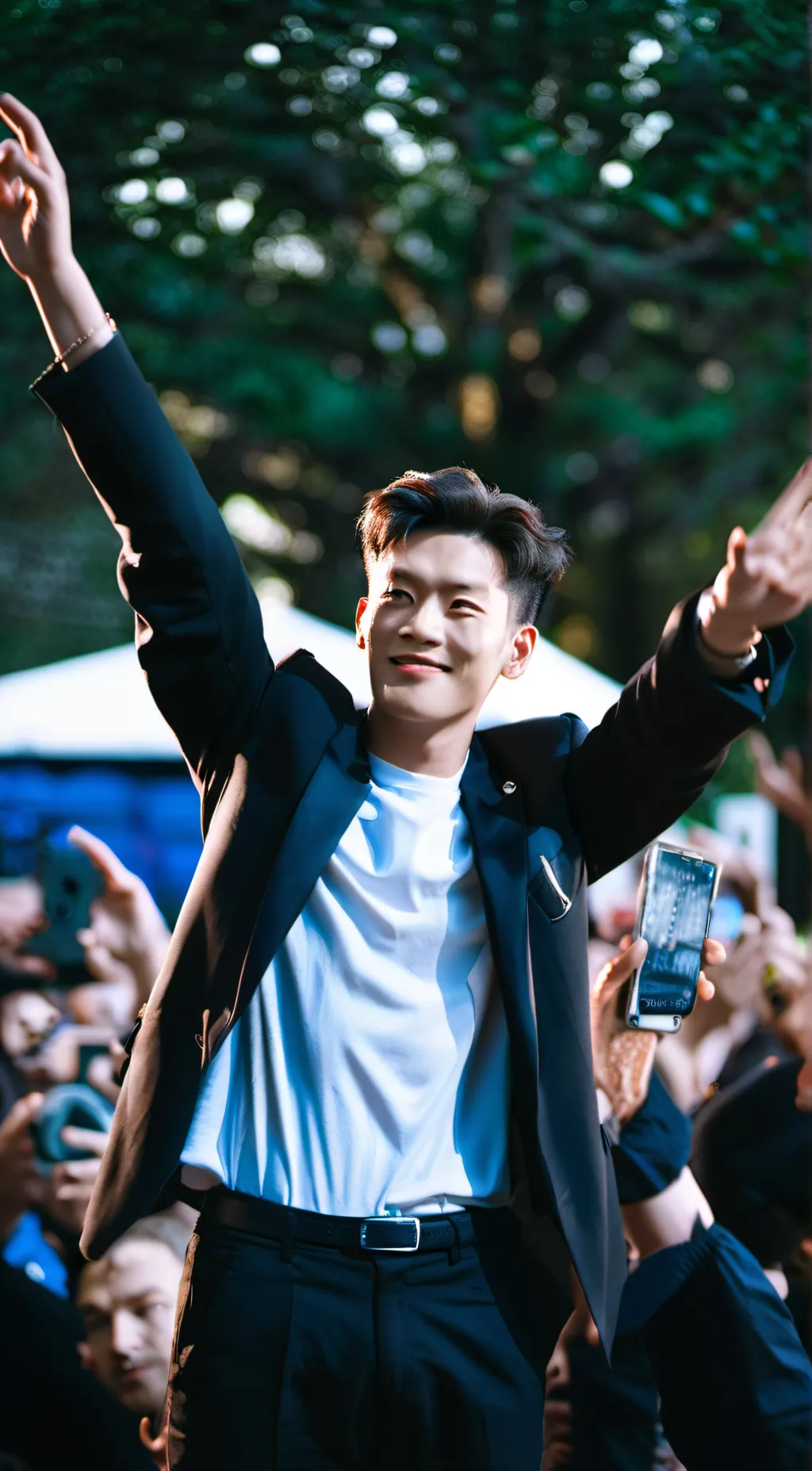 ai character: STRAY KIDS background