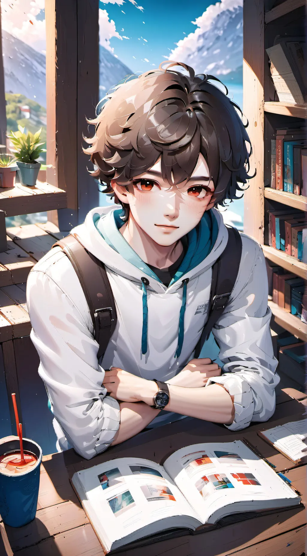 ai character: Ian Horan background