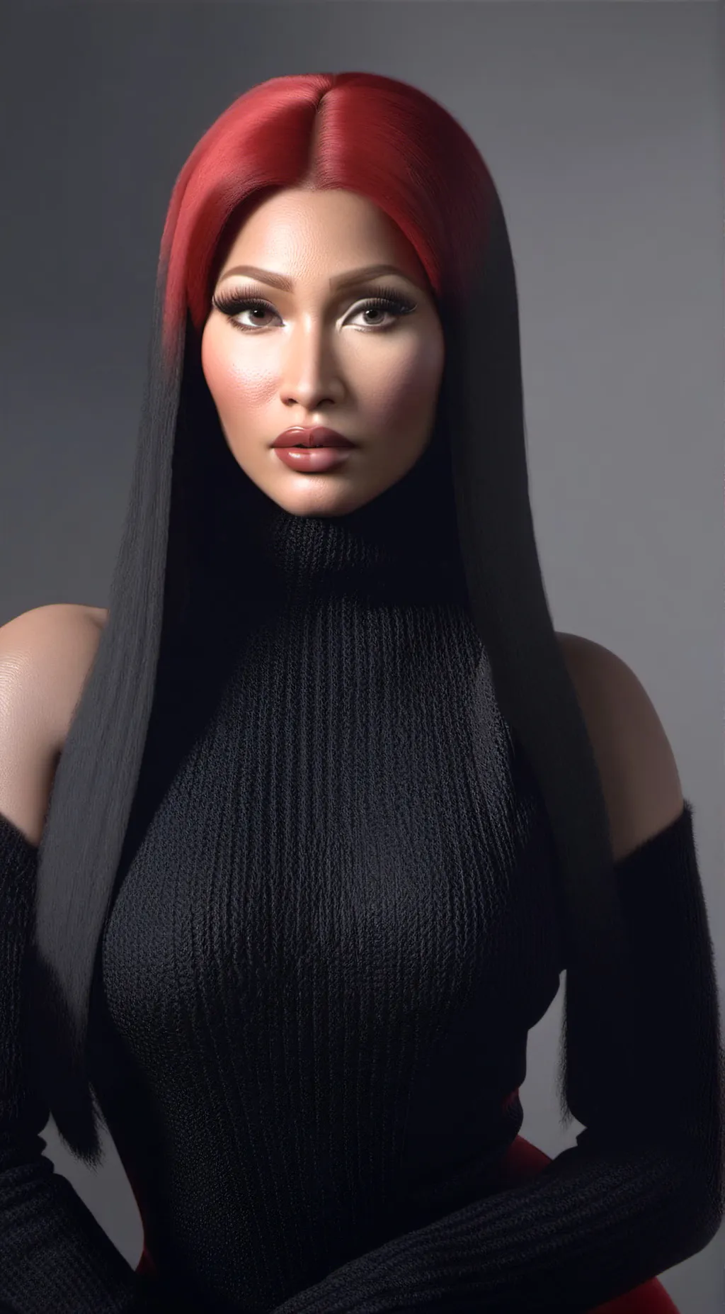 ai character: Nick minaj  background