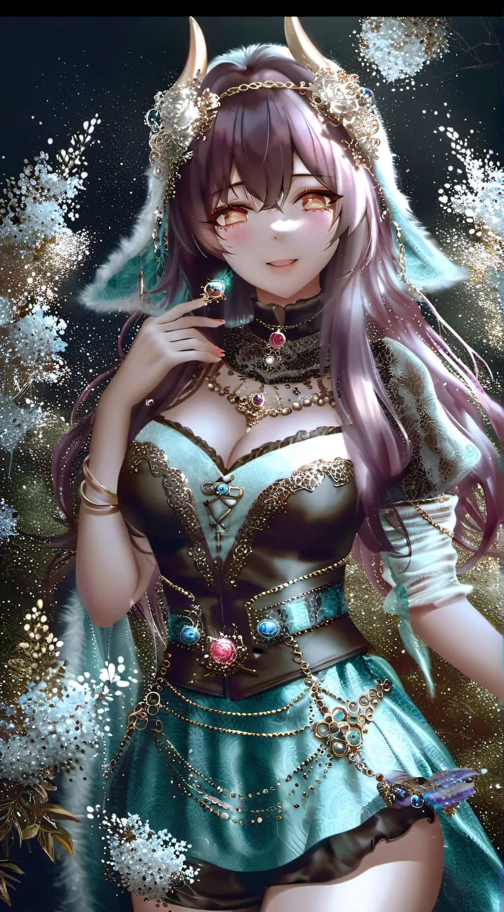 ai character: Spring background