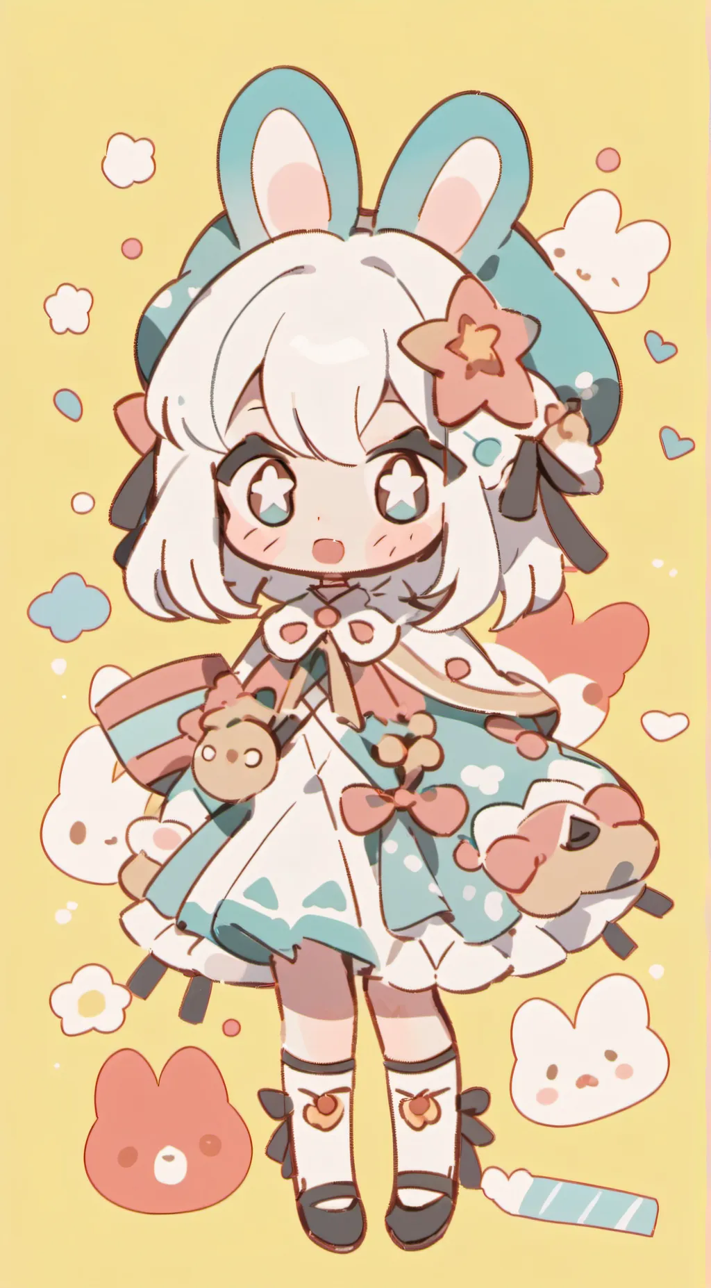 ai character: Baby Sabbie background