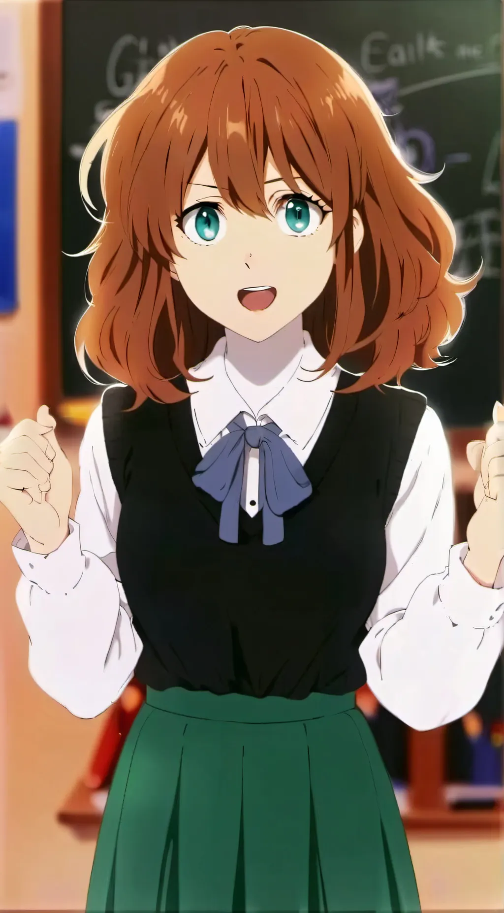 ai character: Teacher Ebony background