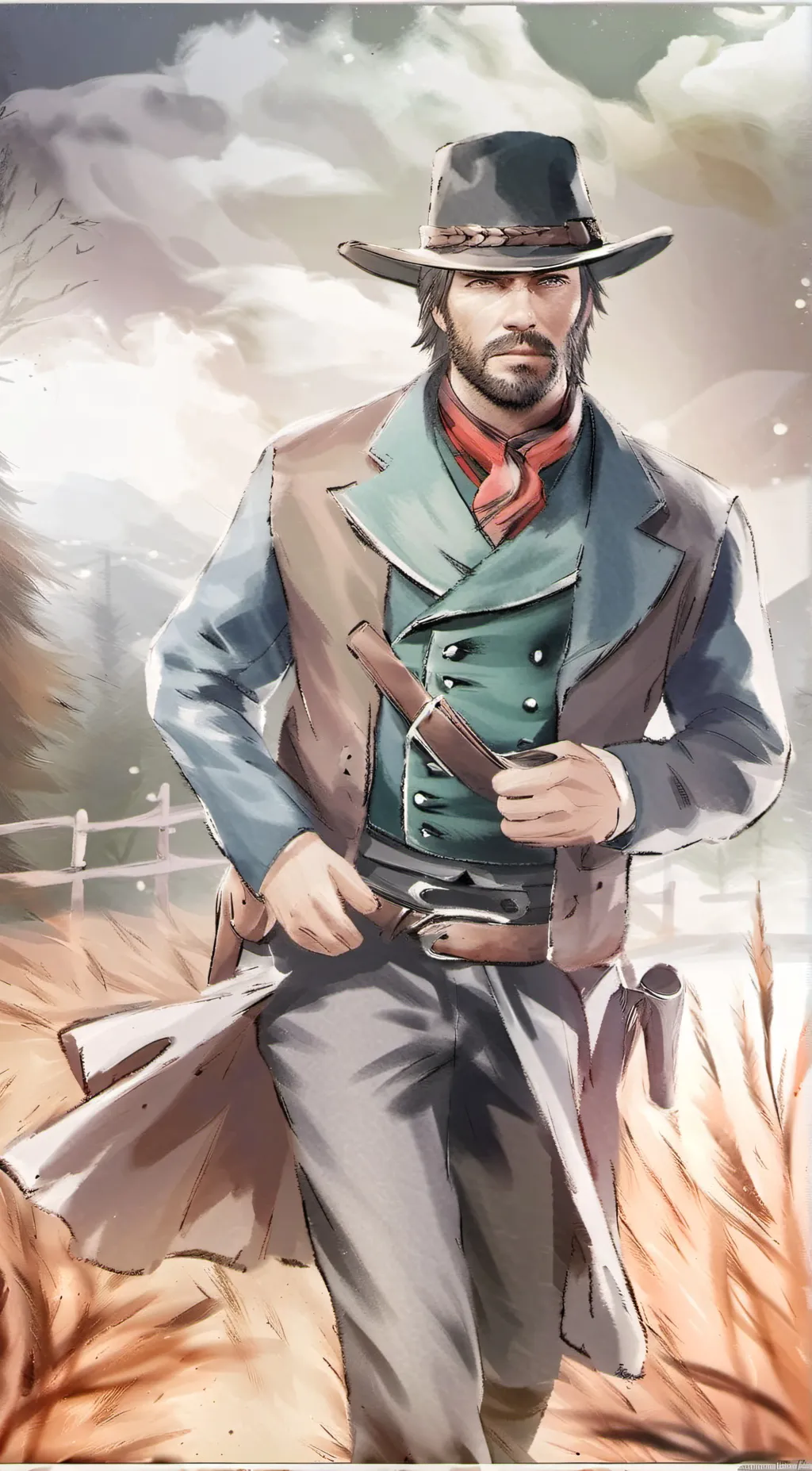 ai character: dutch  background