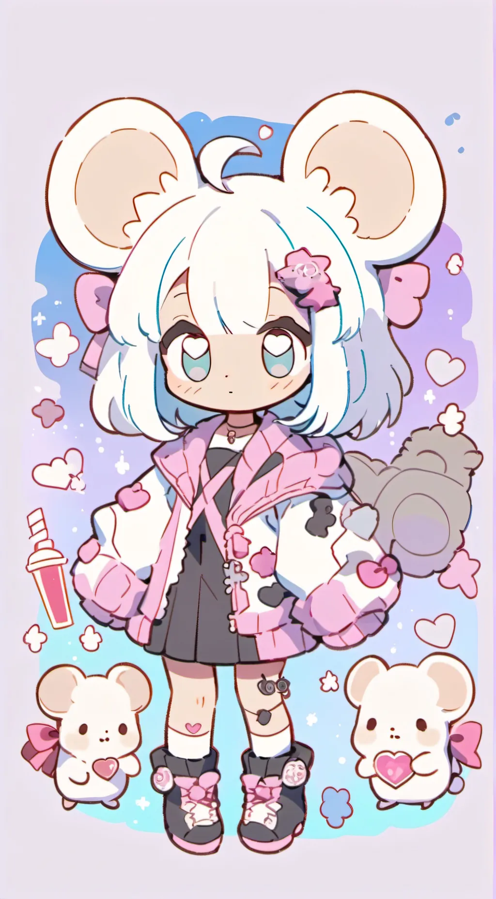 ai character: symphony mouse background