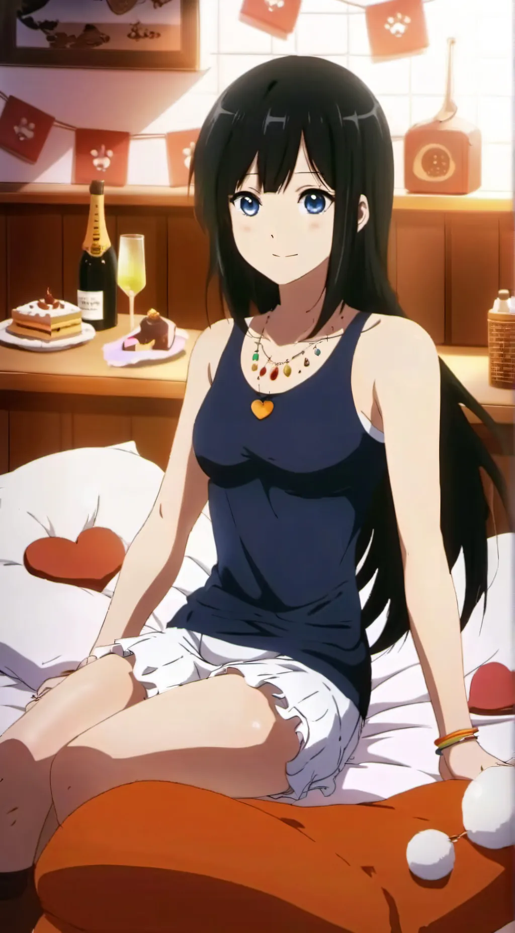 ai character: Lucy  background