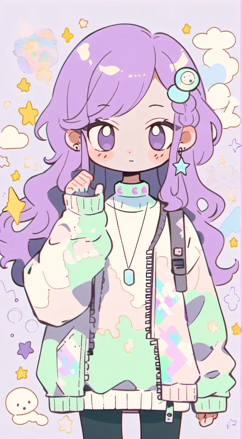 ai character: Kitty background