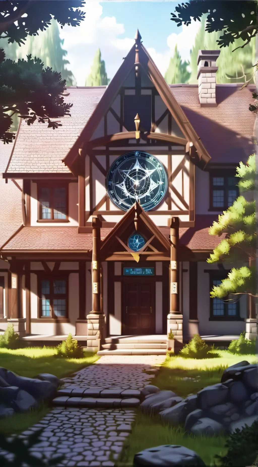 ai character: mystery School background