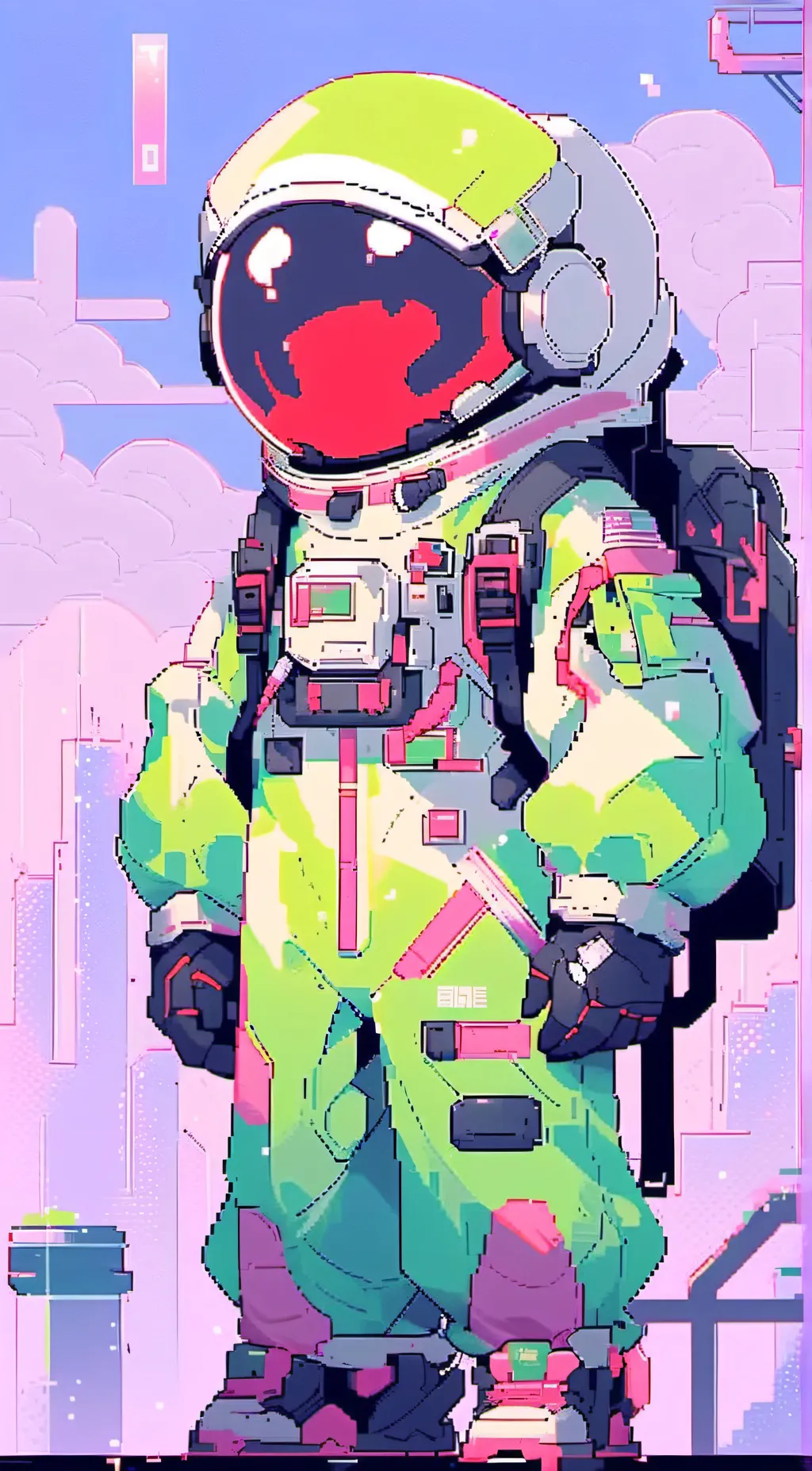 ai character: Elegance(Among Us) background