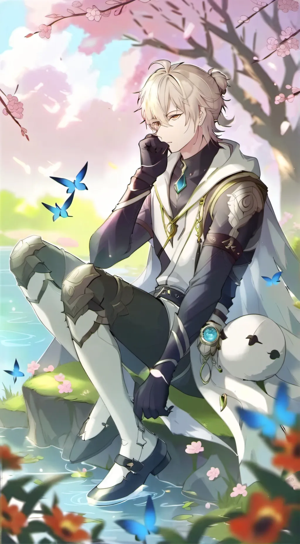 ai character: Minato background