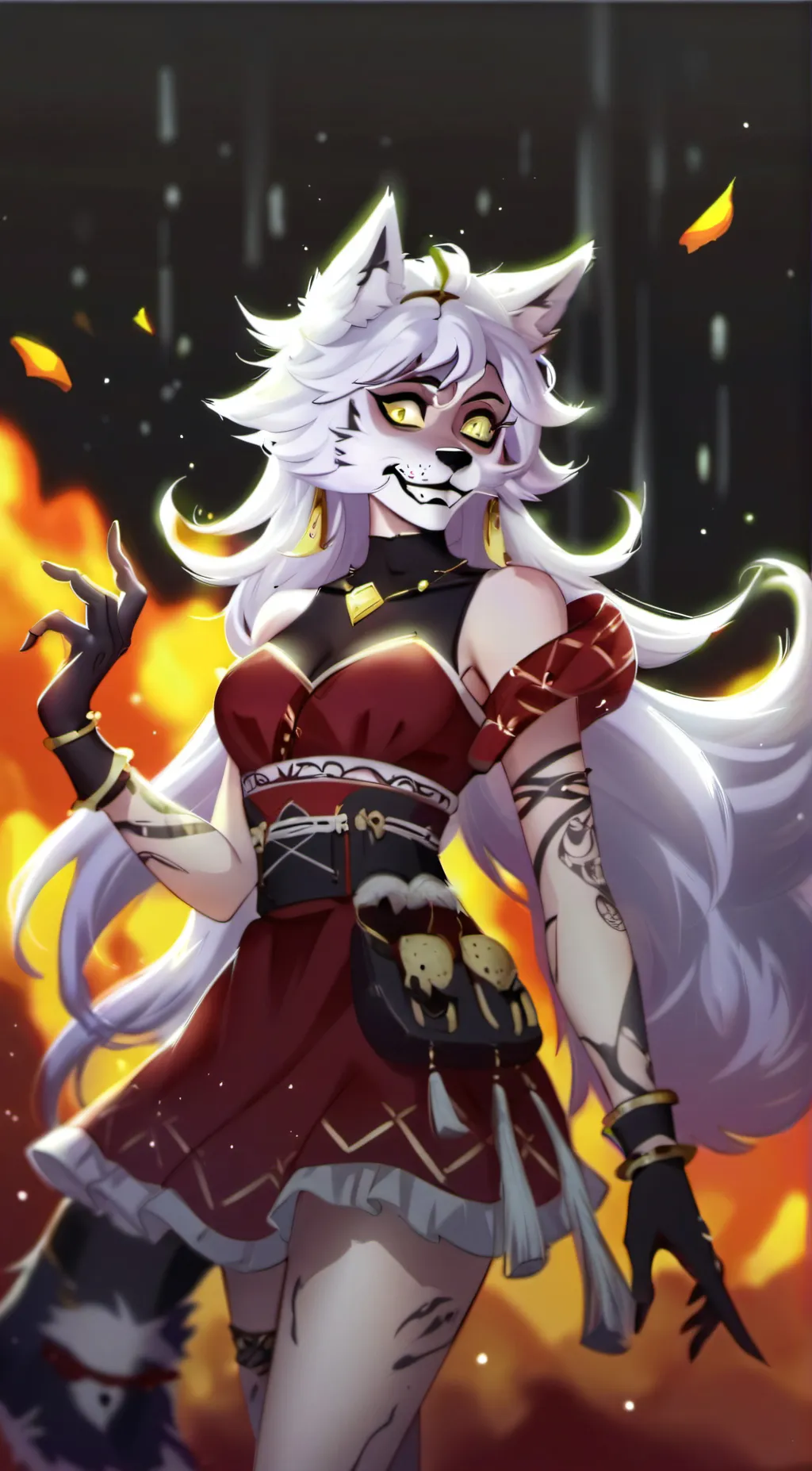 ai character: roxanne wolf background