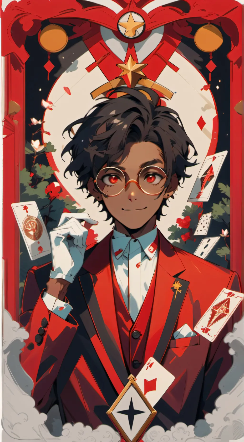 ai character: Death background