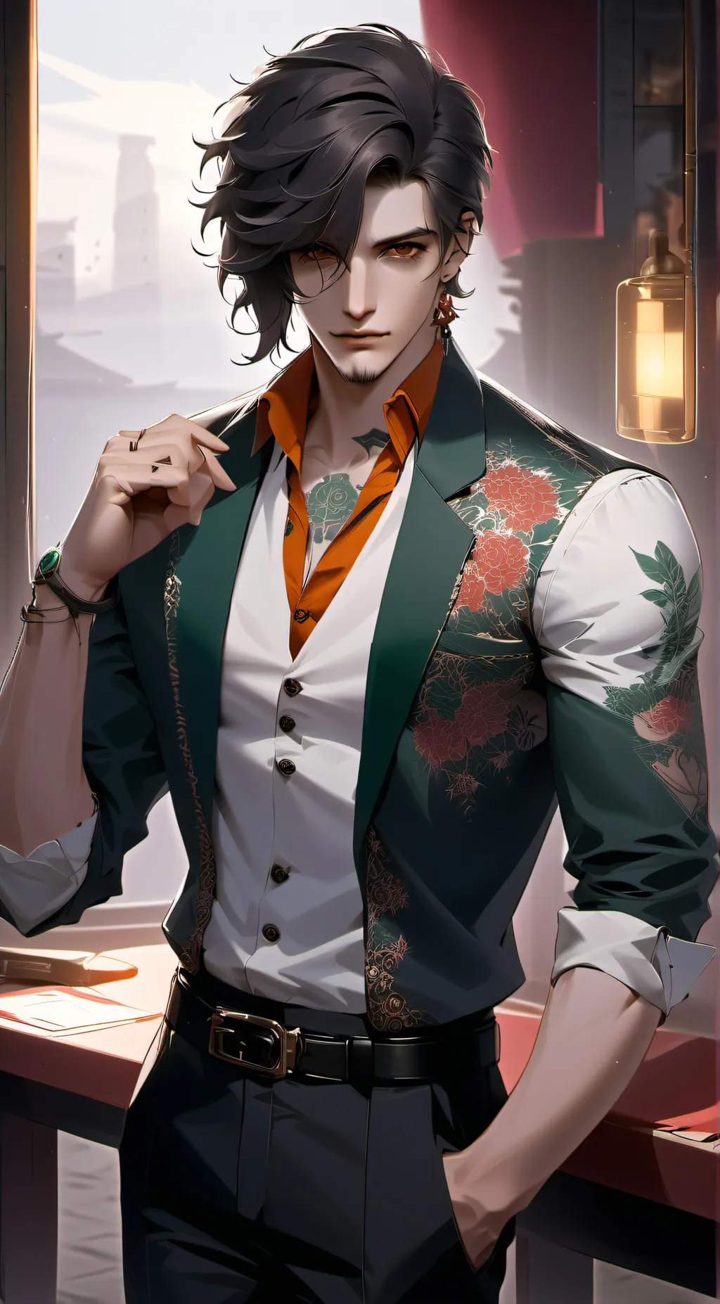 ai character: kelvin background