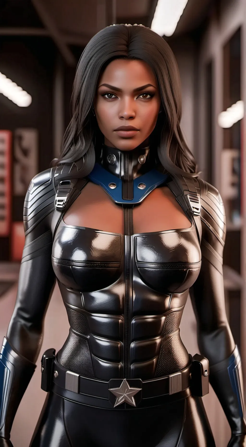 ai character: super Justice background