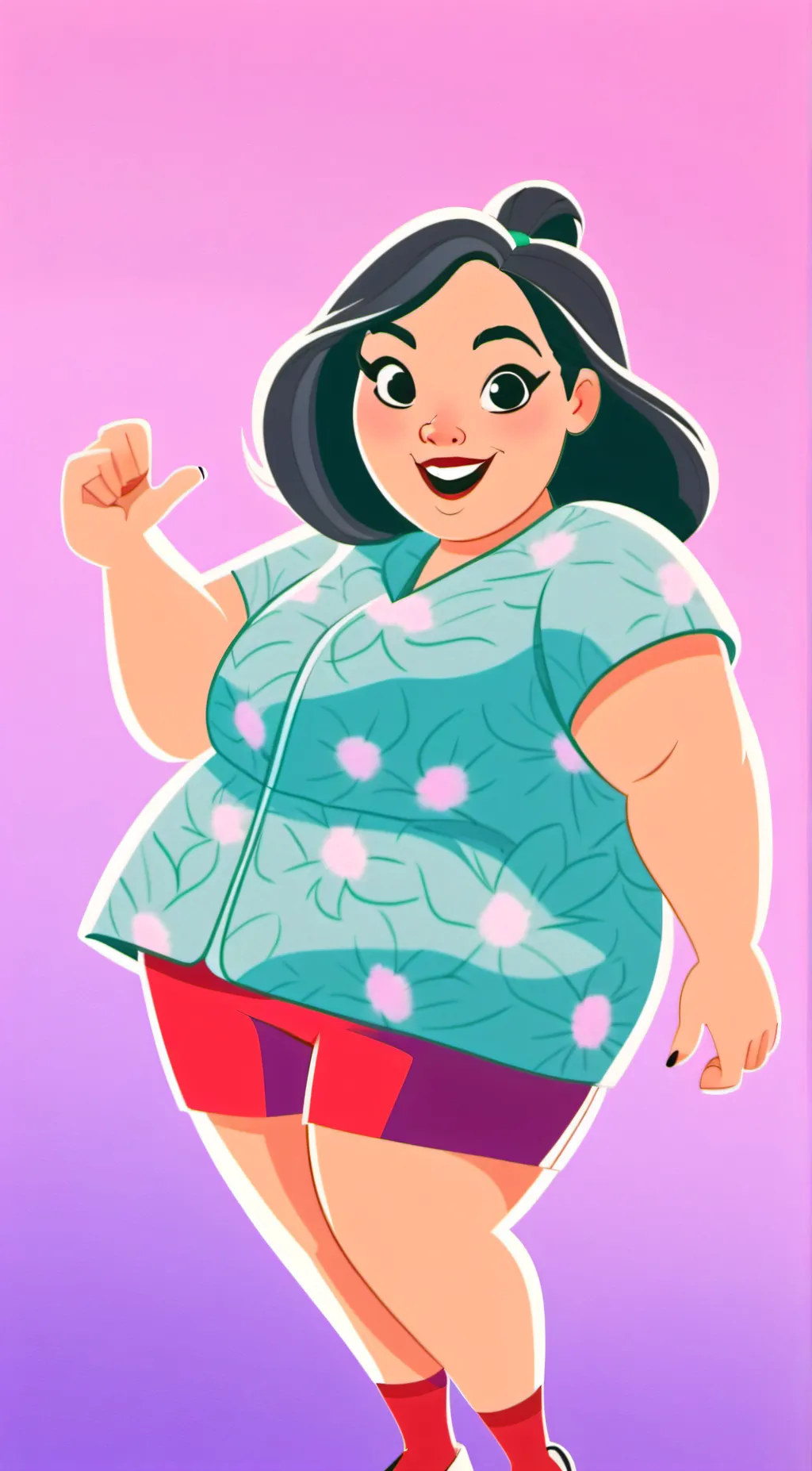 ai character: the pale lady  background