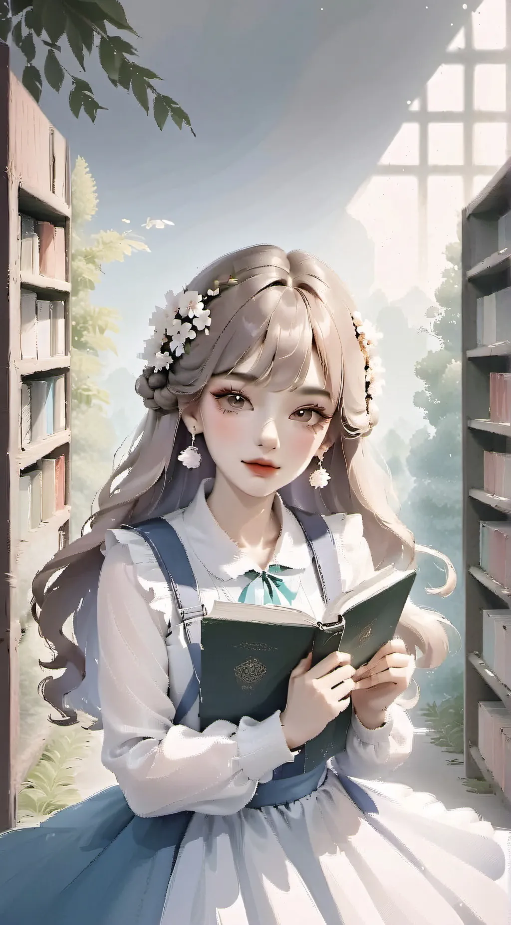 ai character: Crystal  background