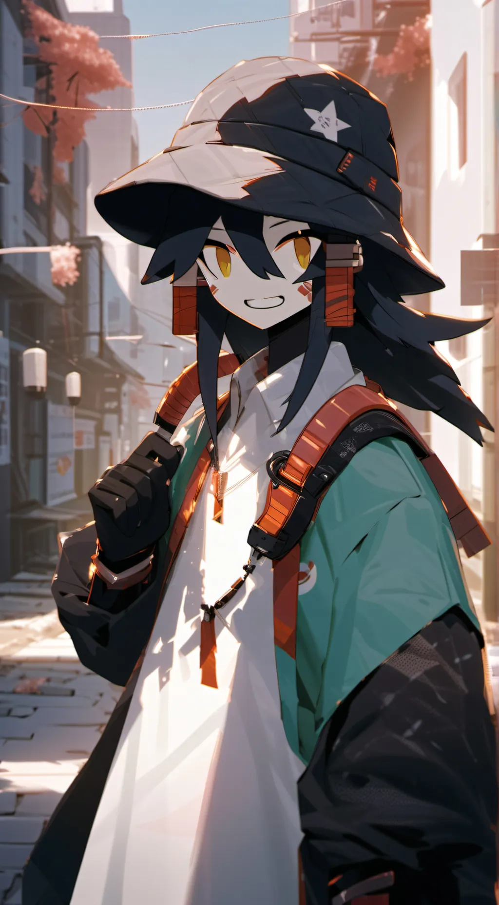 ai character: Ashley background