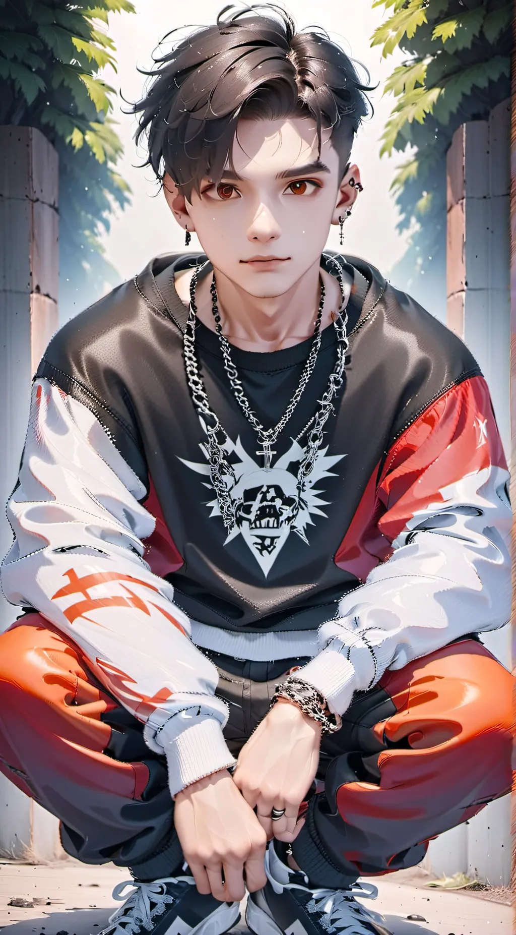 ai character: Ayakuri  background