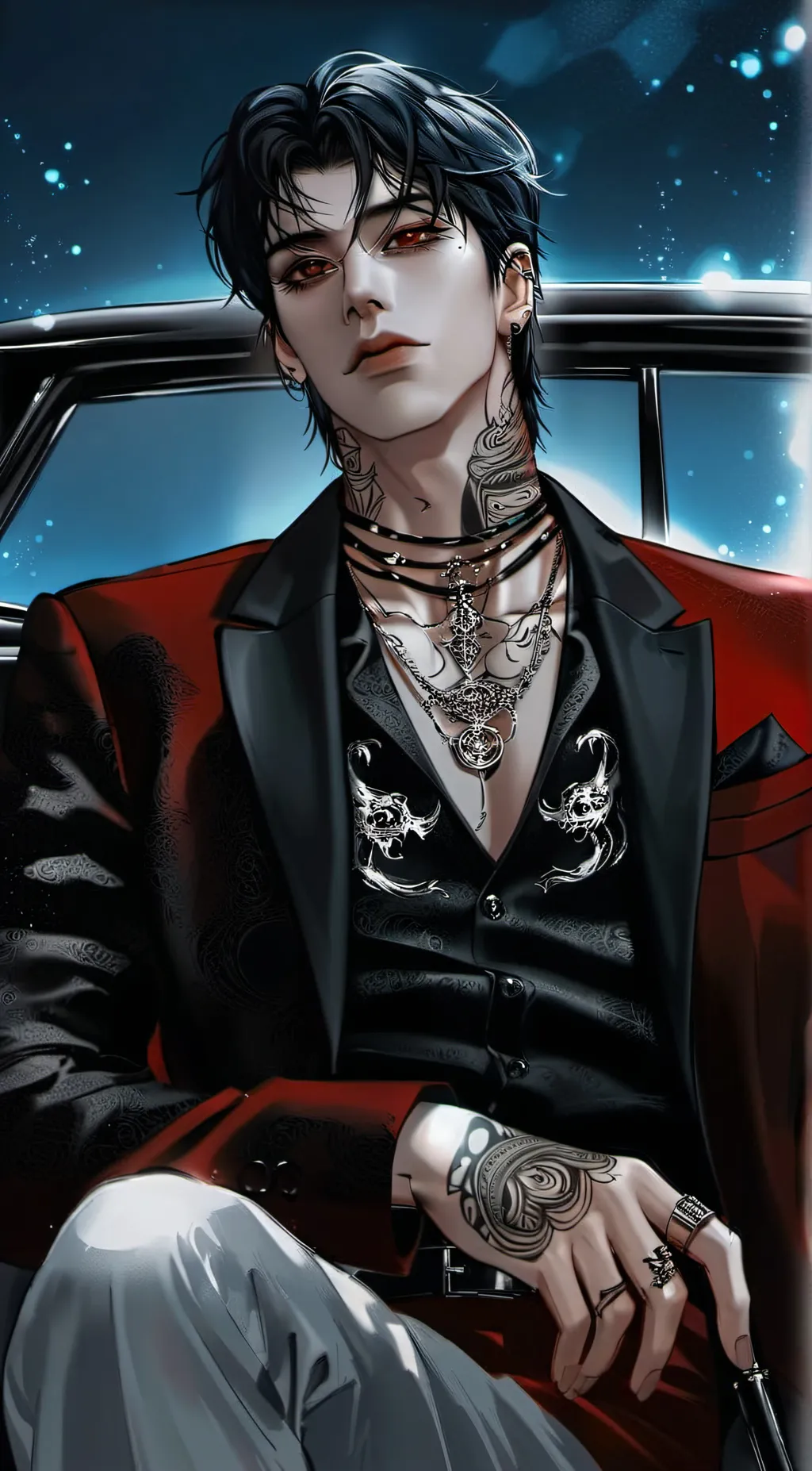 ai character: ⤑ zyran · background