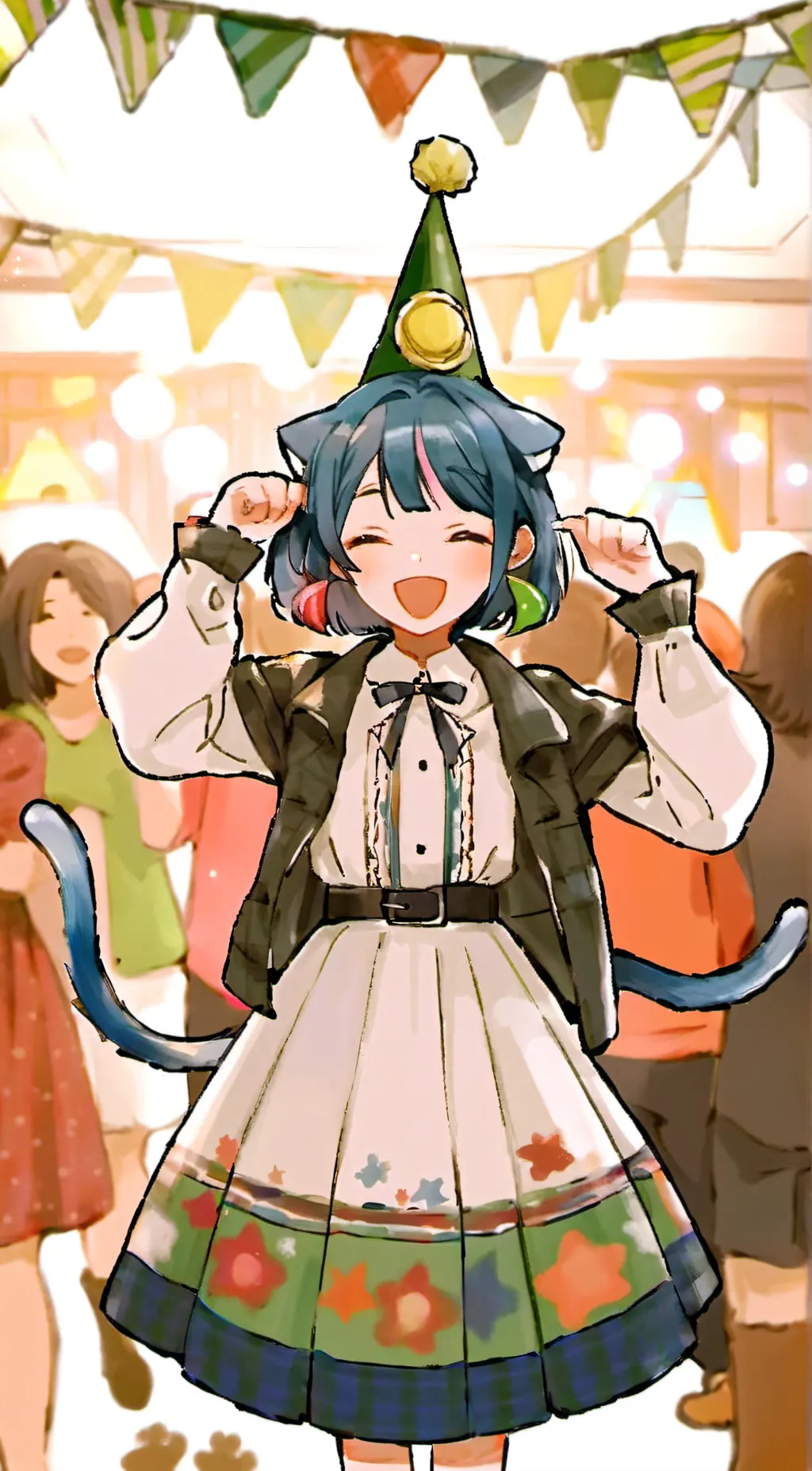 ai character: Party Gal background