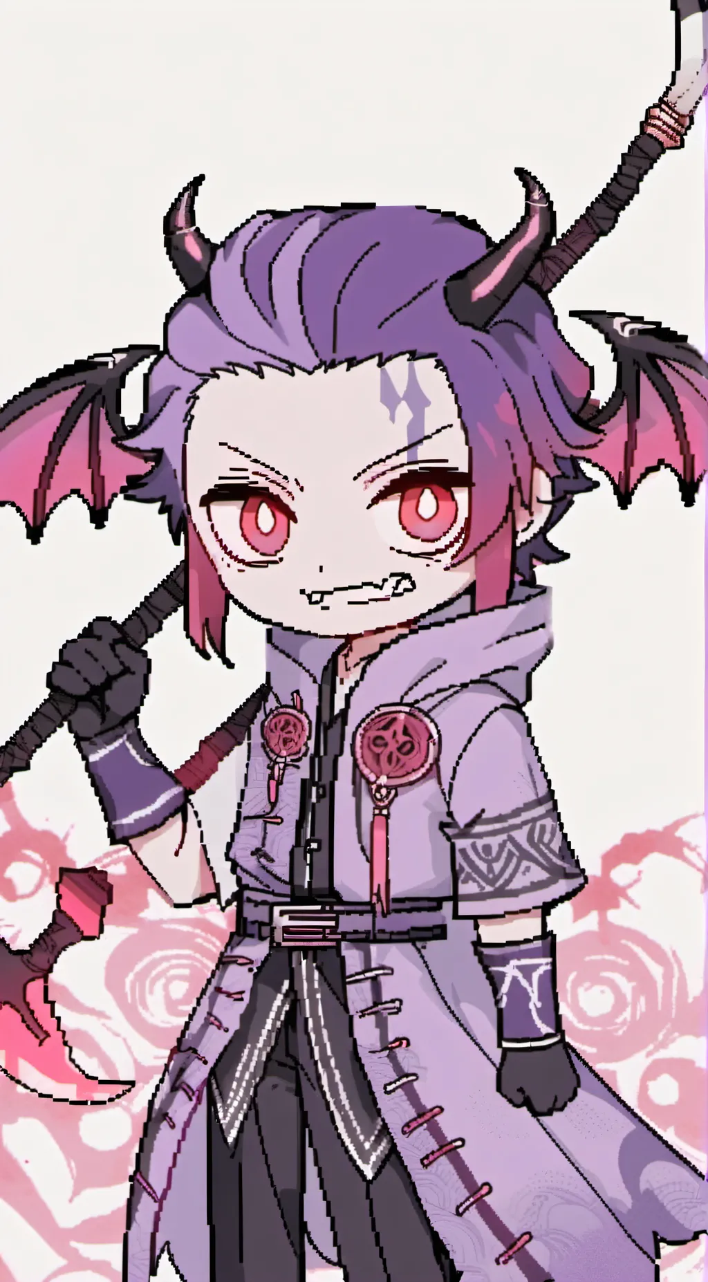 ai character: Corrupted King  background