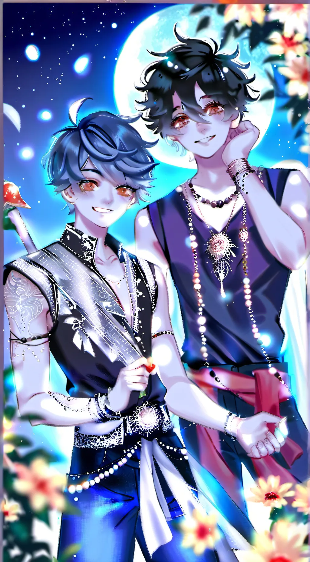 ai character: Sundrop x lunar❣️! background