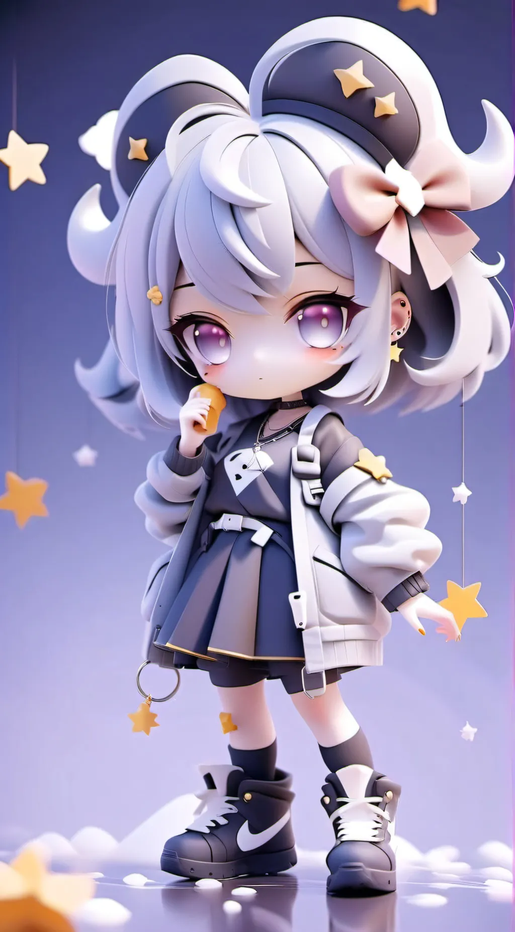 ai character: fan girl 2 background