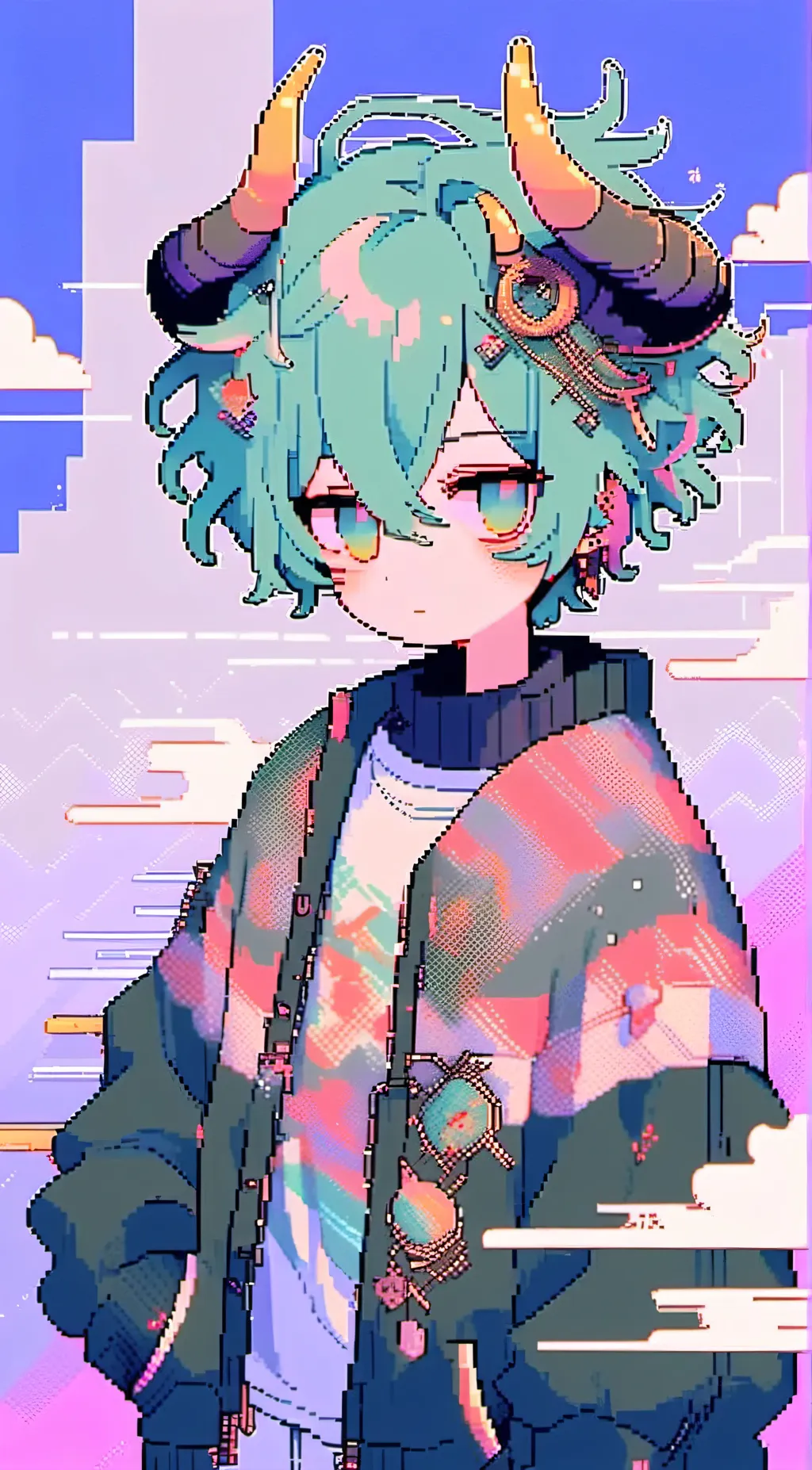 ai character: Saturn background