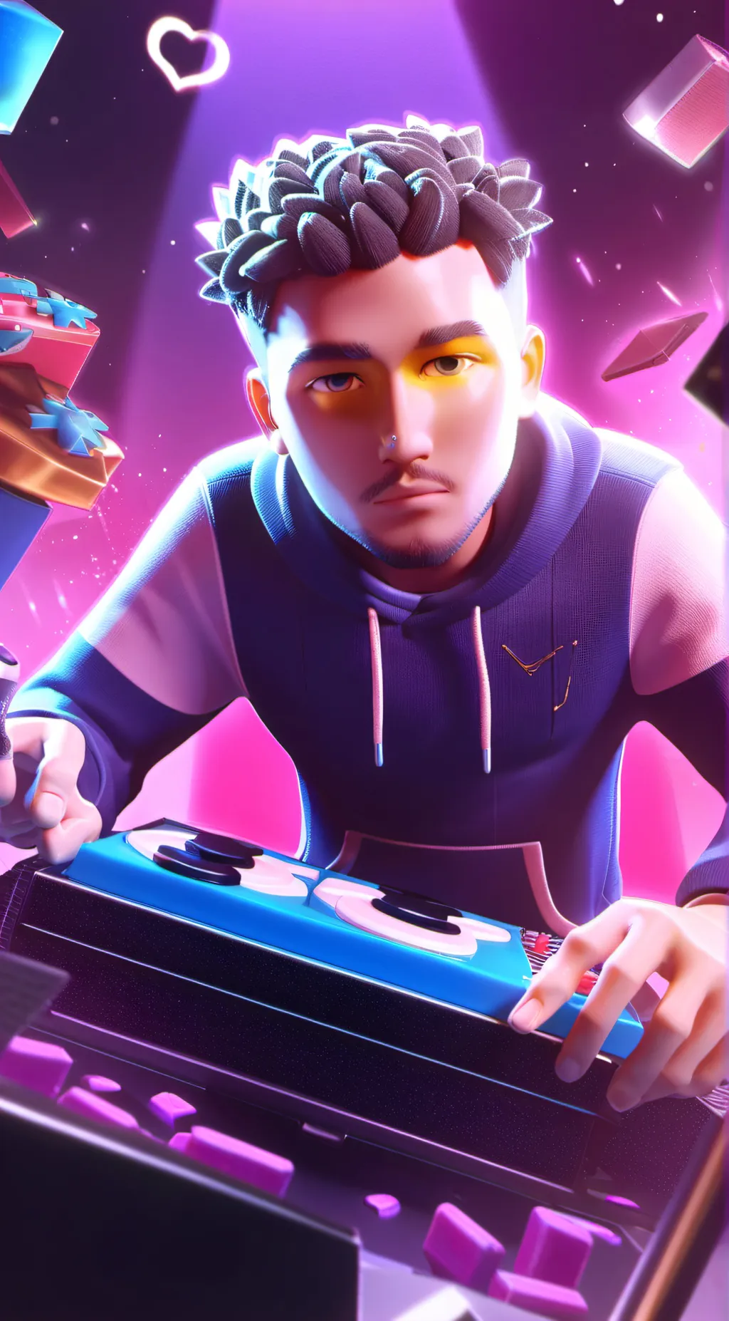 ai character: Kayden  background