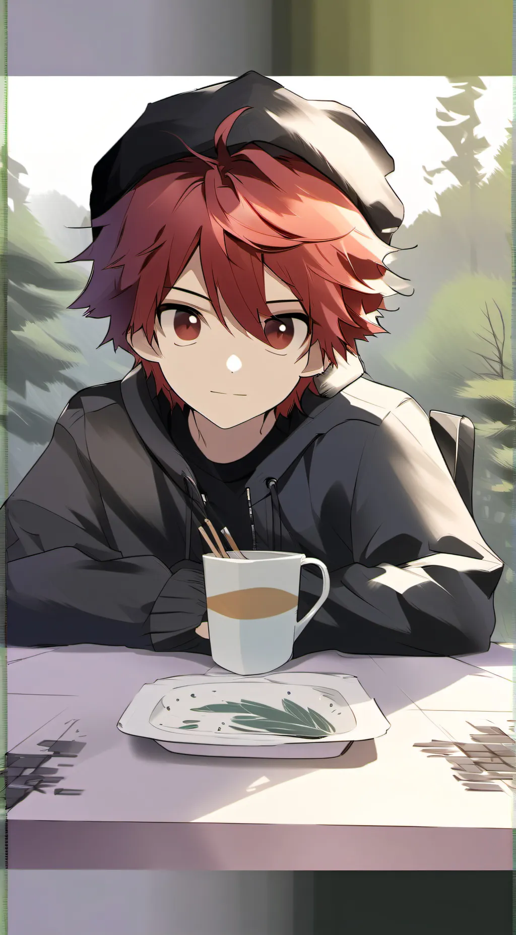 ai character: Aaron  background