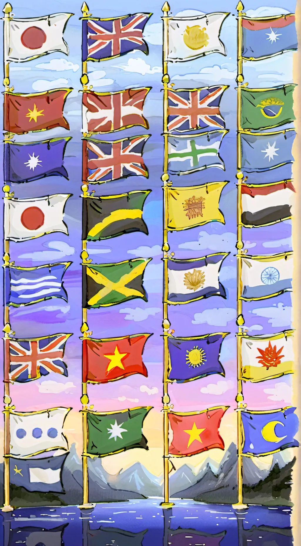 ai character: country humans  background