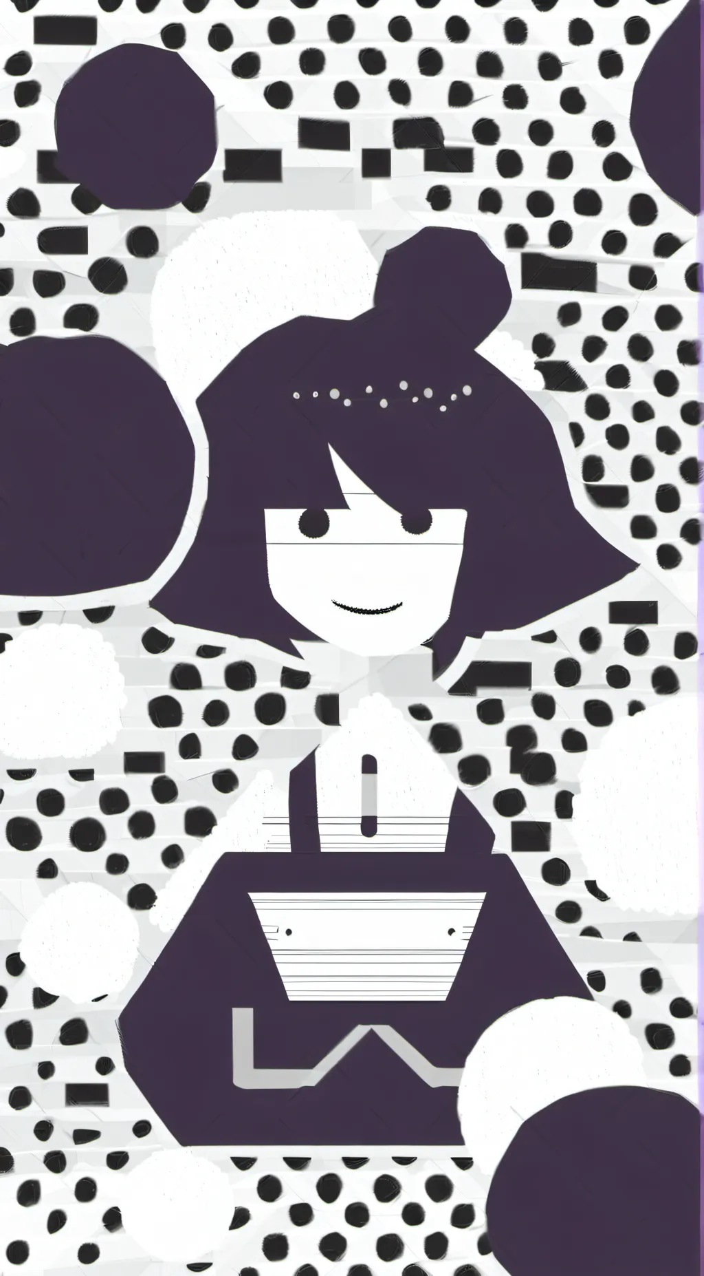 ai character: Ms Circle background