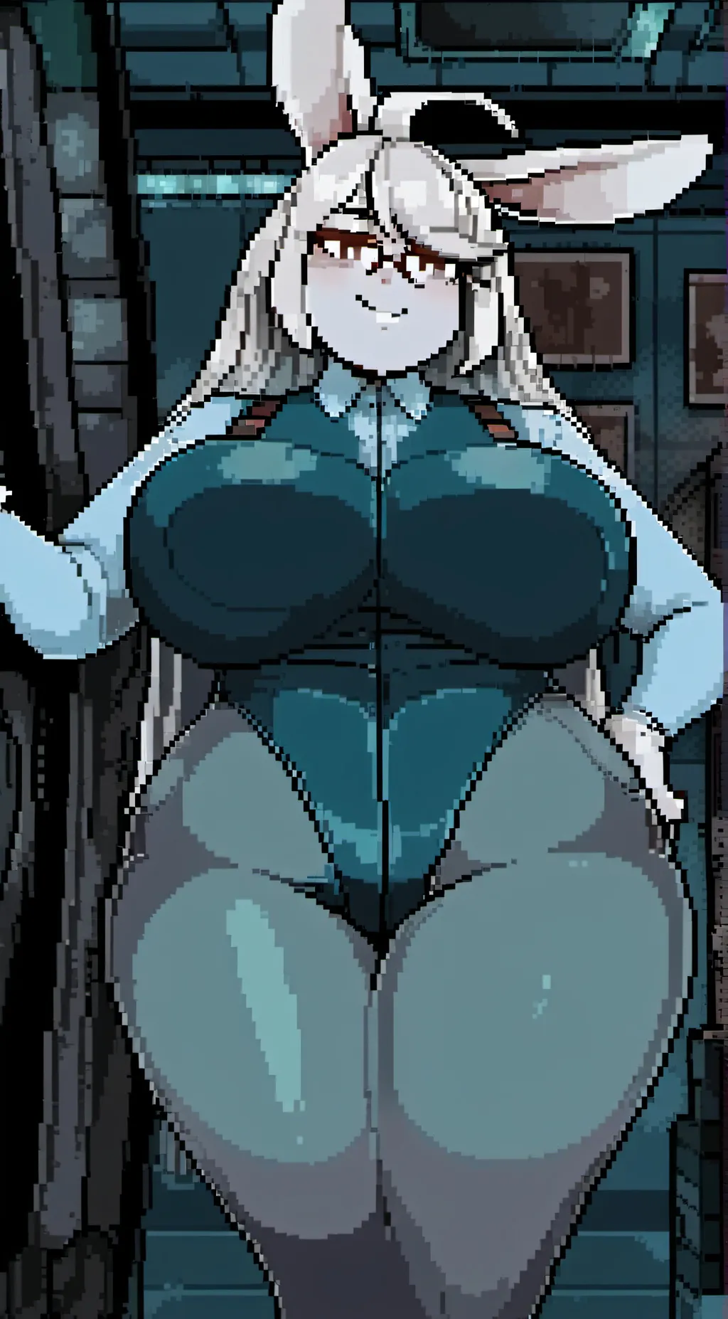 ai character: Snowy background