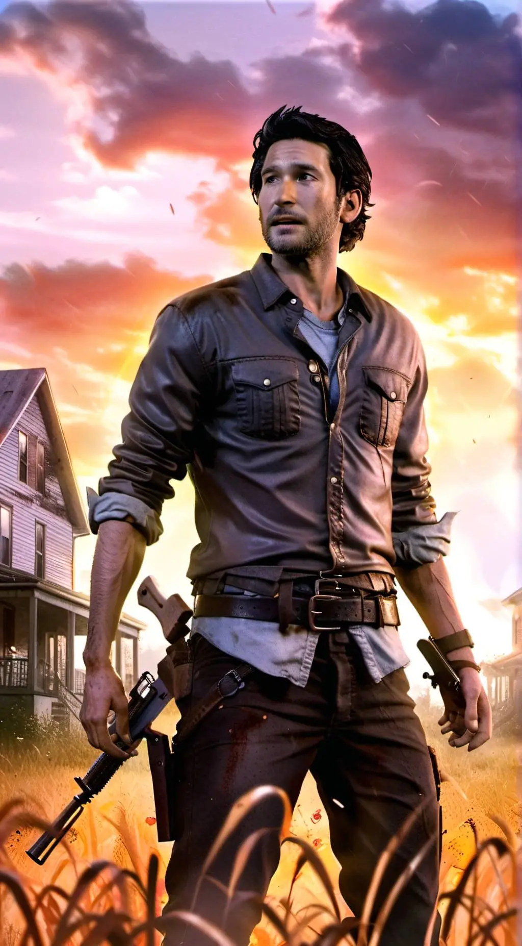 ai character: NEW Shane Walsh background