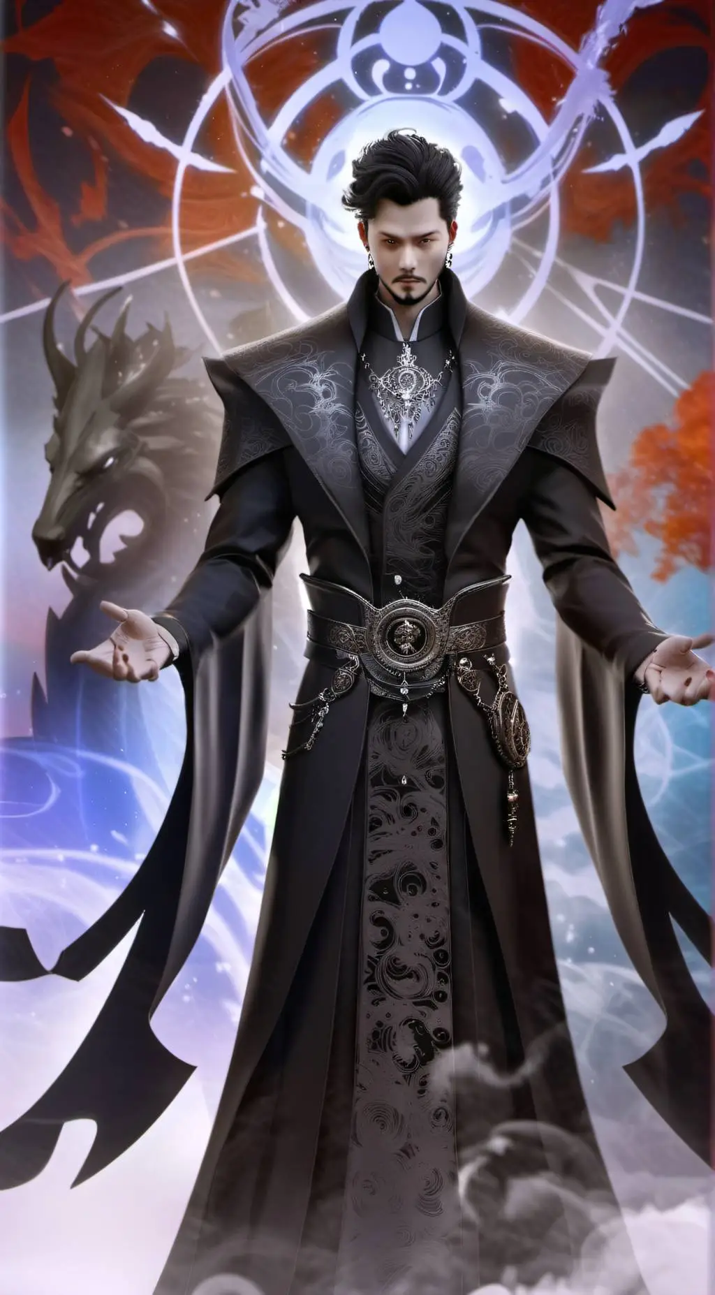 ai character: the shadow god background