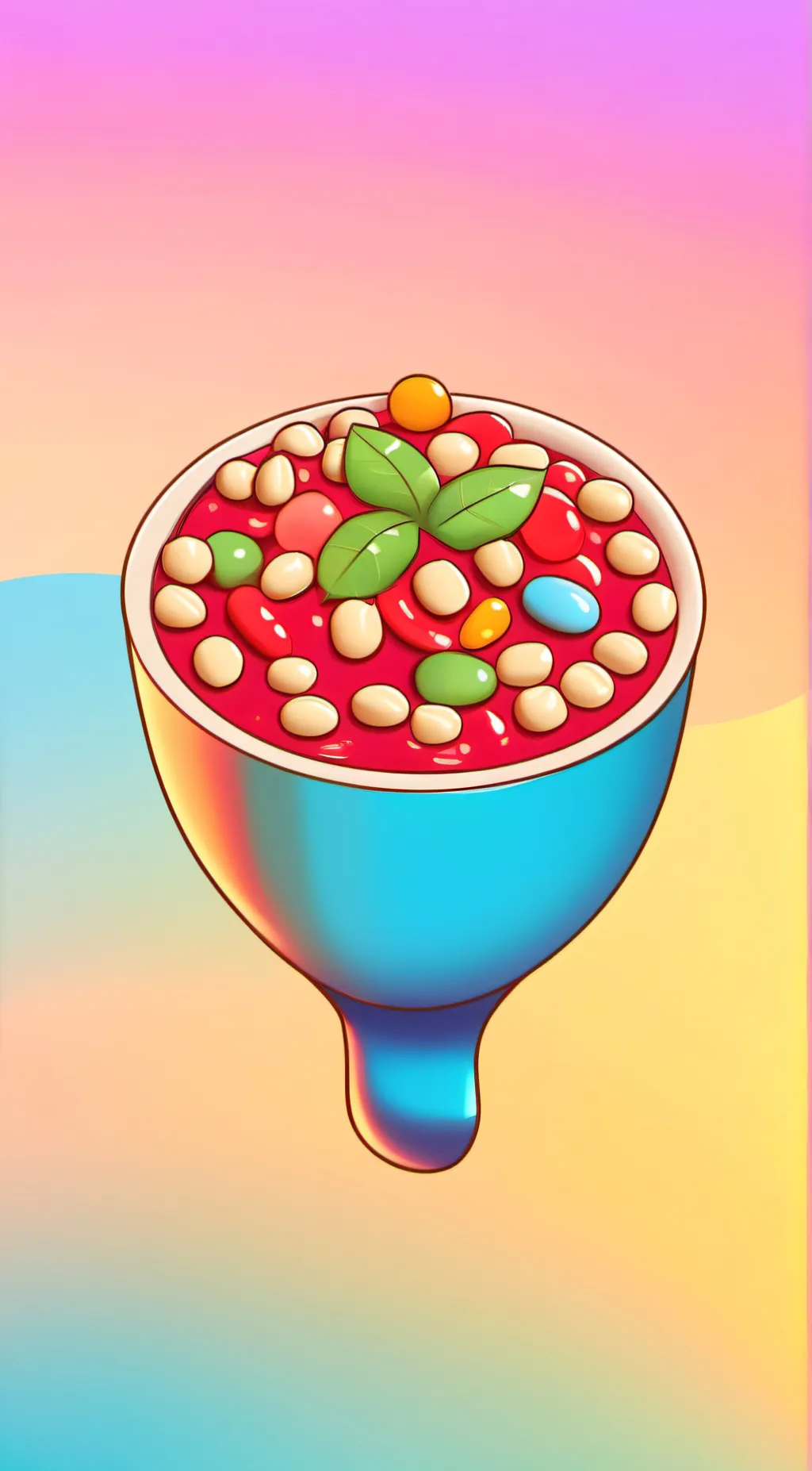 ai character: BEAN background