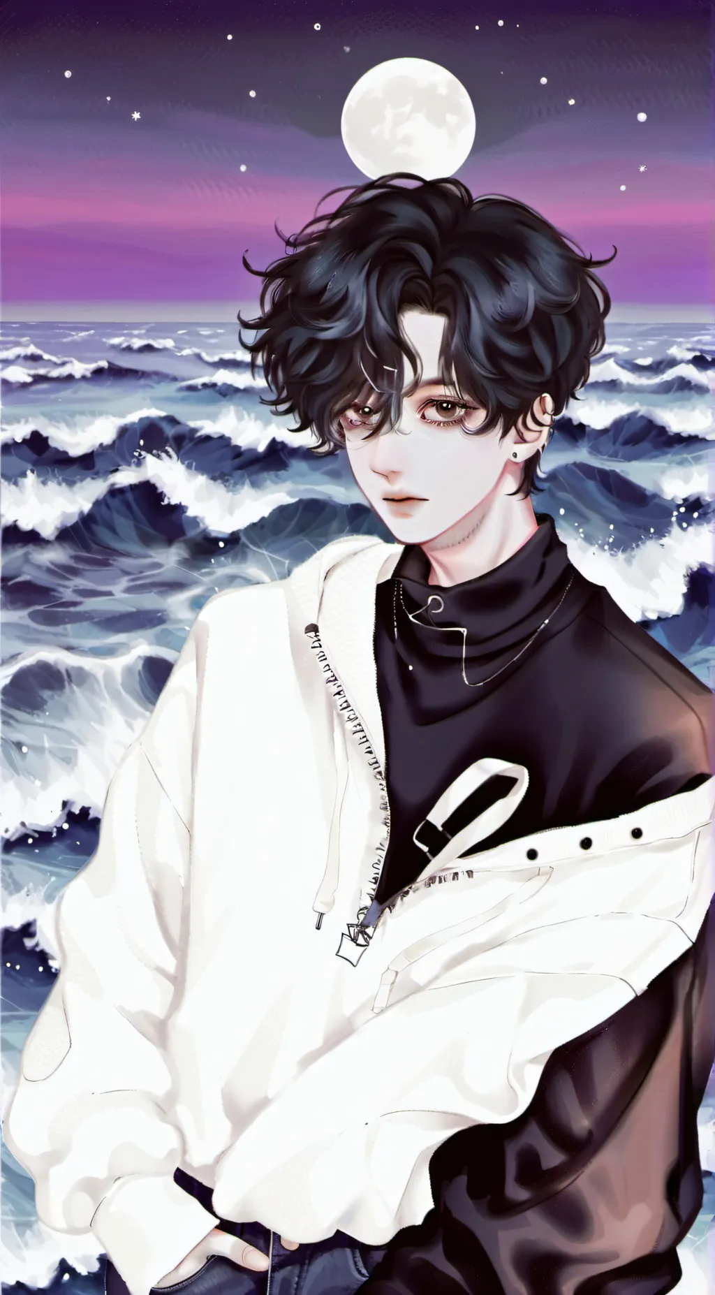 ai character: •w•ALEX•w• background